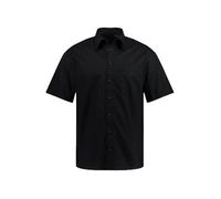 JP 1880 Halbarm-Hemd, Variokragen Chemise 1/1, Schwarz, 7XL Homme