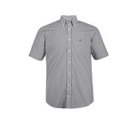 JP 1880 Halbarm-Hemd, Vichykaro Chemise 1/1, Schwarz, 4XL Homme