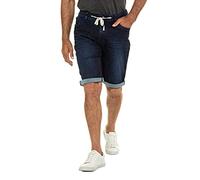 JP 1880 Homme Grandes Tailles Bermuda en Jean, Taille élastiquée, Coton Bleu Jean 58 708366 92-58