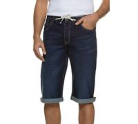 JP 1880 Homme Grandes Tailles Bermuda en Jean, Taille élastiquée, Coton Bleu Jean 60 708366 92-60