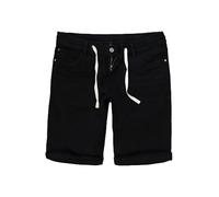 JP 1880 Homme Grandes Tailles Bermuda en Jean, Taille élastiquée, Coton Noir 70 708366 10-70