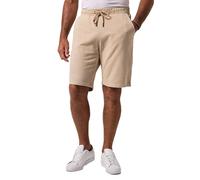 JP 1880 Homme Sweat-Bermuda, Elastikbund, Vintage Look, BIS 8 XL Pantalon, Sable, 6XL EU