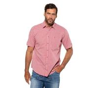 JP 1880 Hommes Grandes Tailles L-8XL Chemise, Tenue Traditionnelle Bavaroise, Manches Courtes, col Kent, Coupe Modern Fit Salsa 4XL 723283530-4XL