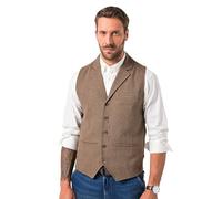 JP 1880 Hommes Gilet matelassé brunâtre XXL
