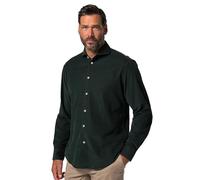 JP 1880 Hommes Grandes Tailles L-8XL Chemise en Velours côtelé Col Requin. Coupe Modern Fit - Jusqu'au 7 XL Vert foncé 4XL 829417450-4XL