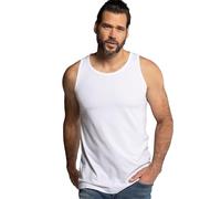 JP 1880 Hommes Grandes Tailles L-8XL Débardeur col Rond en Coton Blanc 8XL 705145 20-8XL