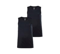 JP 1880 Tank Top, 2er-Pack, Ärmellos, BIS 8 XL T-Shirt, Bleu Marine, 7XL Hommes