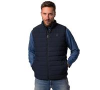 JP 1880 Hommes Grandes tailles L-8XL Doudoune matelassée sans manches, duvet technique, col montant marine foncé 6XL 829006730-6XL