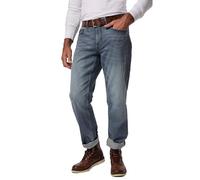 JP 1880 Hommes Grandes Tailles L-8XL Jean 5 Poches, avec Technologie FLEXNAMIC®, Coupe Loose Fit Bleu Jean 66 820574723-66