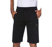 JP 1880 Hommes Grandes Tailles L-8XL Jusqu'au 8XL - Bermuda/Pantalon de Jogging Court. Molleton. Taille élastique, 2 Poches Noir 8XL 702636130-8XL