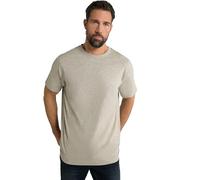 JP 1880 Hommes Grandes Tailles L-8XL Jusqu'au 8XL - T-Shirt Basic en Pur Coton, à col Rond et Logo JP1880 sur la Poitrine Gris Galet 8XL 702558300-8XL