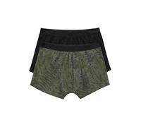 JP 1880 Hommes Grandes Tailles L-8XL Lot de 2 caleçons FLEXNAMIC®, Oeko-TEX, sous-vêtements Vert Sapin 4XL 837643137-4XL