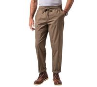 JP 1880 Hommes Grandes Tailles L-8XL Pantalon à Enfiler, Finition FLEXNAMIC®, Taille élastique, Coupe Tapered Loose Fit Marron Kaki 3XL 790142343-3XL
