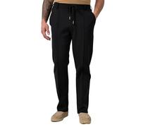 JP 1880 Hommes Grandes Tailles L-8XL Pantalon Chino en Jersey, modèle à Enfiler, Coupe Straight Fit, Technologie FLEXNAMIC® Noir 7XL 829149100-7XL
