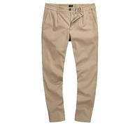JP 1880 Hommes Grandes Tailles L-8XL Chino avec Technologie FLEXNAMIC®, Taille élastique - Coupe Modern Straight Fit Beige 62 828721300-62