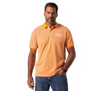 JP 1880 Hommes Grandes Tailles L-8XL Polo à Manches Courtes, Tissu piqué, Logo brodé - Jusqu'au 8 XL Orange Fluo 8XL 840057643-8XL