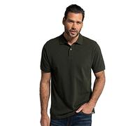 JP 1880 Hommes Grandes Tailles L-8XL Polo Collection Basic à Manches Courtes, en Coton piqué - Jusqu'au 10XL Olive foncé 6XL 702560193-6XL