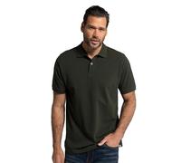 JP 1880 Hommes Grandes Tailles L-8XL Polo Manches Courtes en Coton Olive foncé XXL 702560 44-XXL