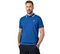 JP 1880 Hommes Grandes Tailles L-8XL Polo Ventre Confort à Manches Courtes, Maille piquée Bleu foncé XL 802789768-XL