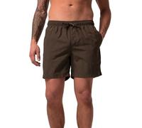 JP 1880 Hommes Grandes Tailles L-8XL Short de Bain, Collection Beachwear. Taille élastique - Jusqu'au 8XL Noisette 8XL 702532110-8XL