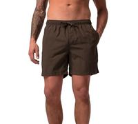 JP 1880 Hommes Grandes Tailles L-8XL Short de Bain, Collection Beachwear. Taille élastique - Jusqu'au 8XL Noisette 4XL 702532110-4XL