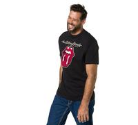JP 1880 Hommes Grandes Tailles L-8XL T-Shirt à imprimé Rolling Stones et col Rond 100% Coton 716623