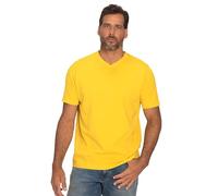 JP 1880 Hommes Grandes Tailles L-8XL T-Shirt Basic, col en V Jaune 4XL 702415620-4XL