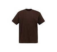 JP 1880 Hommes Grandes Tailles L-8XL T-Shirt Basic en Coton peigné, col Rond - Jusqu'au 8 XL Marron Acajou 7XL 702558115-7XL