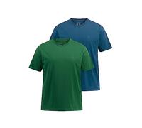 JP 1880 Hommes Grandes Tailles L-8XL T-Shirt col V et Manches Courtes - Jusqu'au 8 XL Vert émeraude 5XL 711318452-5XL