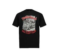 JP 1880 Hommes Grandes Tailles L-8XL T-Shirt Motörhead Noir 7XL 795981130-7XL