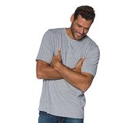 JP 1880 Hommes Grandes Tailles L-8XL Tee Shirt col Rond en Coton Gris chiné L 702558 12-L