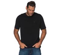 JP 1880 Hommes Grandes Tailles L-8XL Tee Shirt col Rond en Coton, Lot de 2 Noir 6XL 702637 10-6XL