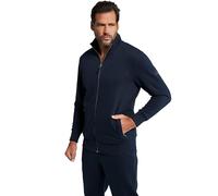 JP 1880 Hommes Grandes Tailles L-8XL Veste en Molleton Jay-PI, col Montant - Jusqu'au 8 XL Marine foncé 3XL 804180730-3XL