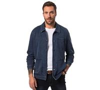 JP 1880 Hommes Grandes Tailles L-8XL Veste en Molleton Style Worker, Look Vintage - Jusqu'au 8XL Jean Bleu foncé 6XL 825516903-6XL