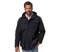 JP 1880 Hommes Grandes Tailles L-8XL Veste imperméable à Capuche, Fermeture Éclair Invisible - Jusqu'au 8 XL Bleu Marine 4XL 828706130-4XL