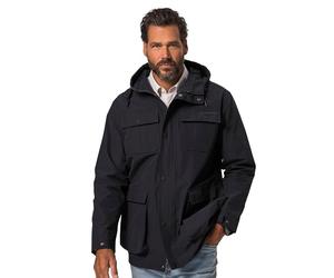 JP 1880 Hommes Grandes Tailles L-8XL Veste imperméable à Capuche, Fermeture Éclair Invisible - Jusqu'au 8 XL Bleu Marine 3XL 828706130-3XL