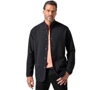 JP 1880 Hommes Grandes Tailles L-8XL Veston en Maille, FLEXNAMIC®, col Montant, Boutons-Pression Noir 6XL 834239100-6XL