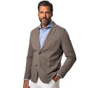 JP 1880 Hommes Grandes Tailles L-8XL Veston en Molleton flammé. Col à Revers et Poches plaquées Brun cendré 3XL 820825346-3XL