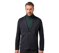 JP 1880 Hommes Grandes Tailles L-8XL Veston en Molleton flammé. Col à Revers et Poches plaquées Noir 5XL 820825100-5XL