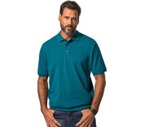 JP 1880 Hommes Grandes Tailles Polo en piqué à Manches Courtes, Coupe Ventre Confort, Collection Basic - du XXL au 10 XL Bleu océan 5XL 712617761-5XL