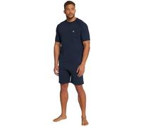 JP 1880, Hommes Grandes Tailles Pyjama 1, Bleu Nuit Mat, XXXXXXXXL