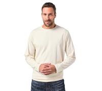 JP 1880 Hommes Grandes Tailles T-Shirt Manches Longues et col Rond, Ventre Confort, Collection Basic - Jusqu'au 8 XL Gris Sable 3XL 827128151-3XL