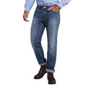 JP 1880 Hommes Grandes Tailles L-8XL Jean FLEXNAMIC®. Coupe Straight Fit 5 Poches. Coutures Contrastantes Bleu Jean Mat 68 711564190-68