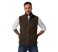 JP 1880 Hommes Grandes tailles L-8XL Gilet en polaire, col montant, collection Outdoor - jusqu'au 8 XL noisette 4XL 723305110-4XL