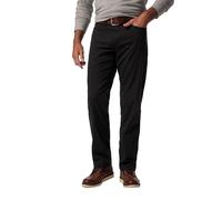 JP 1880 Hommes Pantalon en sergé, Ventre Confort, Coupe Regular Fit 5 Poches - jusqu'à la Taille N-72/U-37 Noir 60 809749100-60