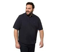 JP 1880 Hommes Grandes Tailles Polo Basic Coupe Ventre Confort à Manches Courtes, en Maille piquée - du XXL au 10XL Marine foncé 10XL 712617730-10XL