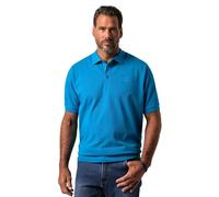 JP 1880 Hommes Polo en piqué à Manches Courtes, Coupe Ventre Confort, Collection Basic - du XXL au 10 XL Aigue-Marine 4XL 712617760-4XL