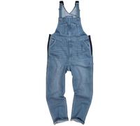 JP 1880 Hommes Salopette en Jean, Collection Workwear, Nombreuses Poches et empiècements élastiques - Coupe Relaxed Fit Bleu Clair 7XL 782707901-7XL