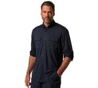 JP 1880 Jay-PI Chemise Collection Outdoor, avec Protection Anti-UV, Manches Longues et col à Pointes boutonnées, Coupe Modern Fit Bleu Marine 3XL 833783130-3XL