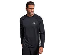 JP 1880 Jay-pi Flexnamic T-Shirt Fonctionnel à Manches Longues Quickdry, Noir, 4XL Homme